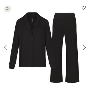 SKIMS soft lounge sleep set medium in onyx